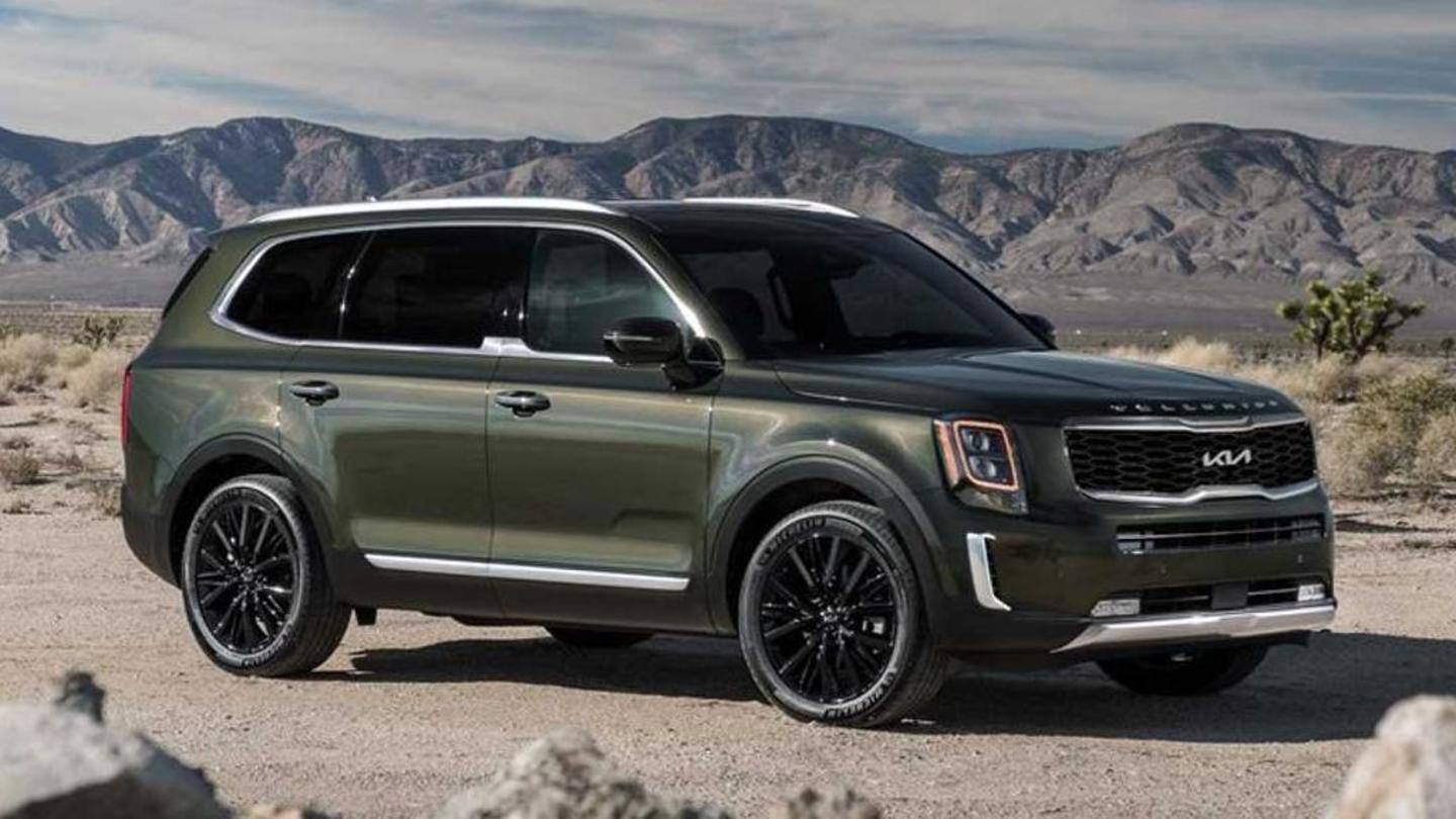 2022 Kia Telluride SUV, with more tech features, breaks cover