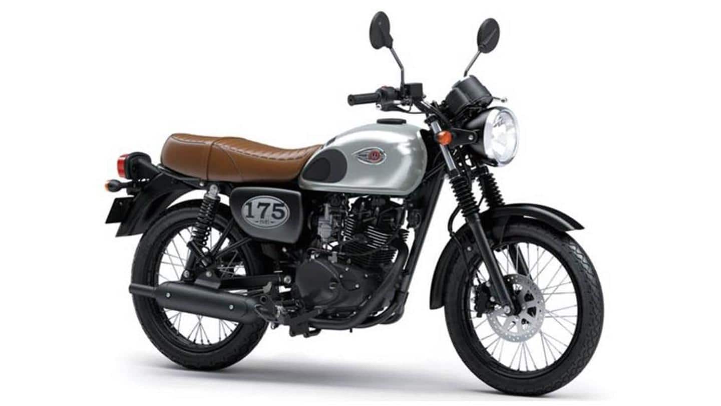 Kawasaki W175 retro-themed bike previewed in spy images