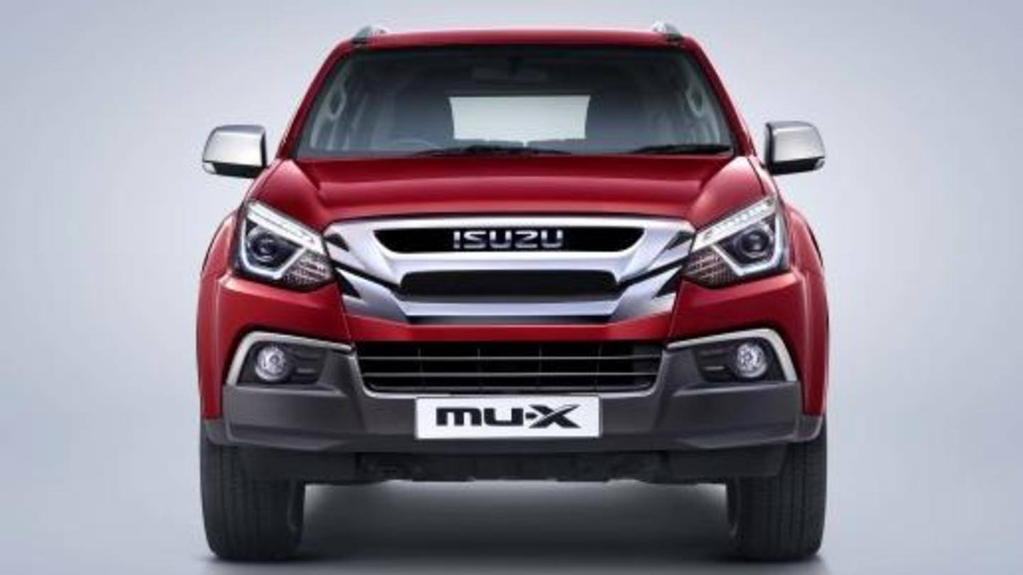2021 ISUZU MU-X launched in India at Rs. 33.23 lakh