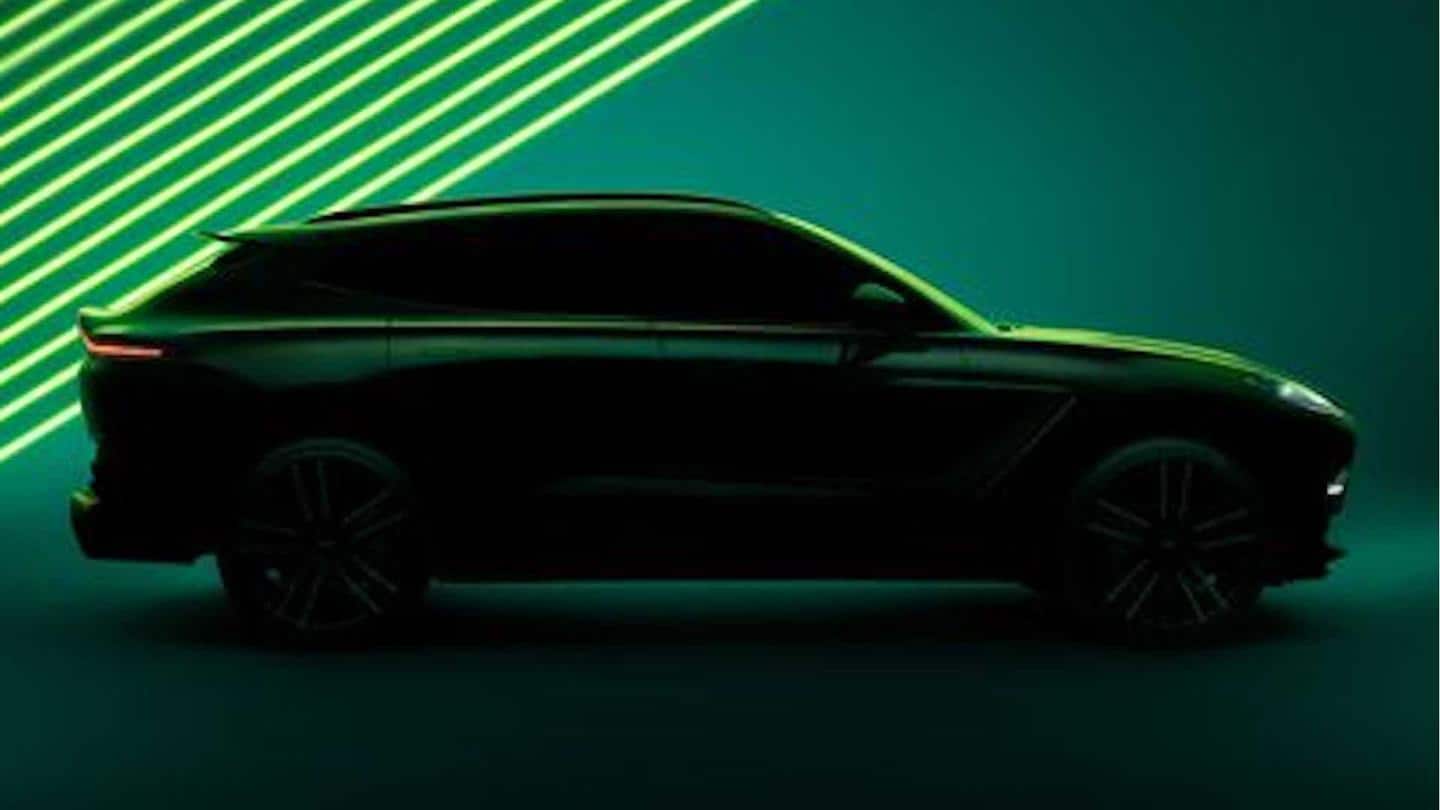 Aston Martin DBX S teased; to debut on February 1