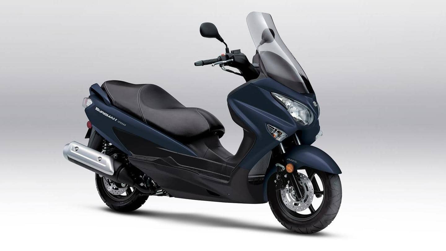 2022 Suzuki Burgman 200 maxi-style scooter unveiled in the US