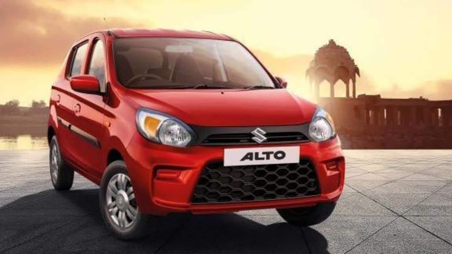 2022 Maruti Suzuki Alto hatchback spied testing in India