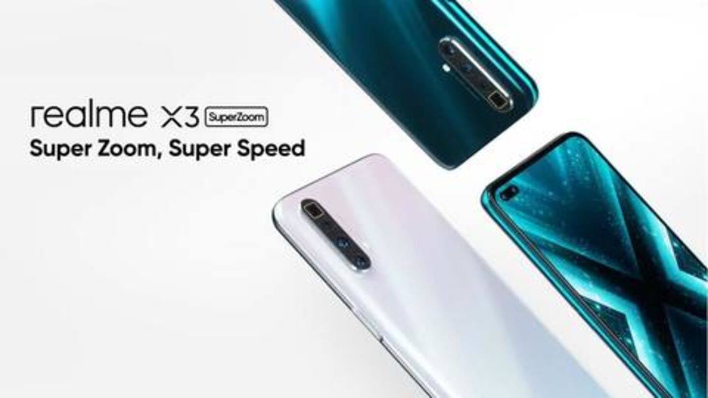 Realme X3 SuperZoom's design and key specifications confirmed