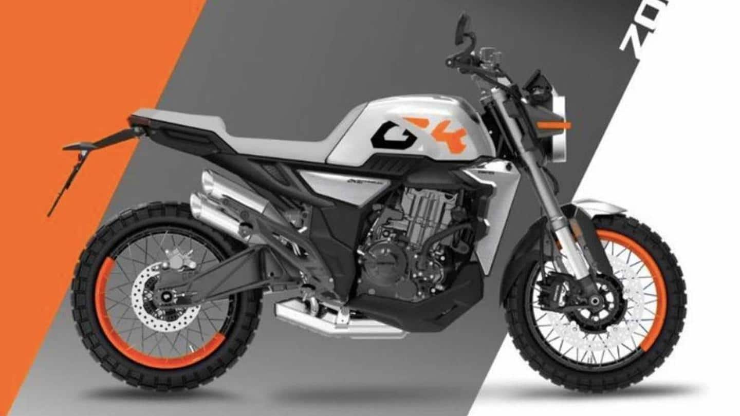 Zontes unveils 350GK scrambler concept bike for the Chinese market