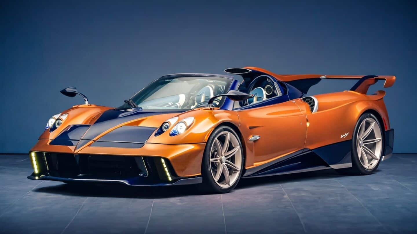 Pagani's 1-of-3 Huayra 70 Derecho hypercar arrives with manual transmission