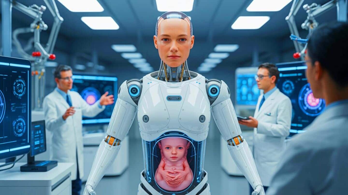 Robots might soon give birth to human babies. Say what! Robots might soon give birth to human babies. Say what!