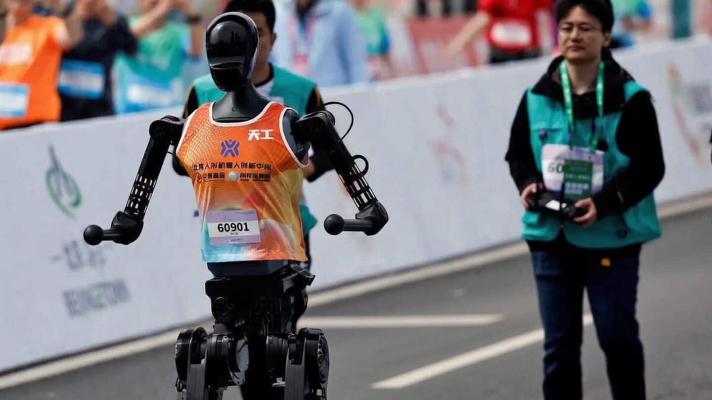 Over 300 humanoid robots to participate in China's half-marathon