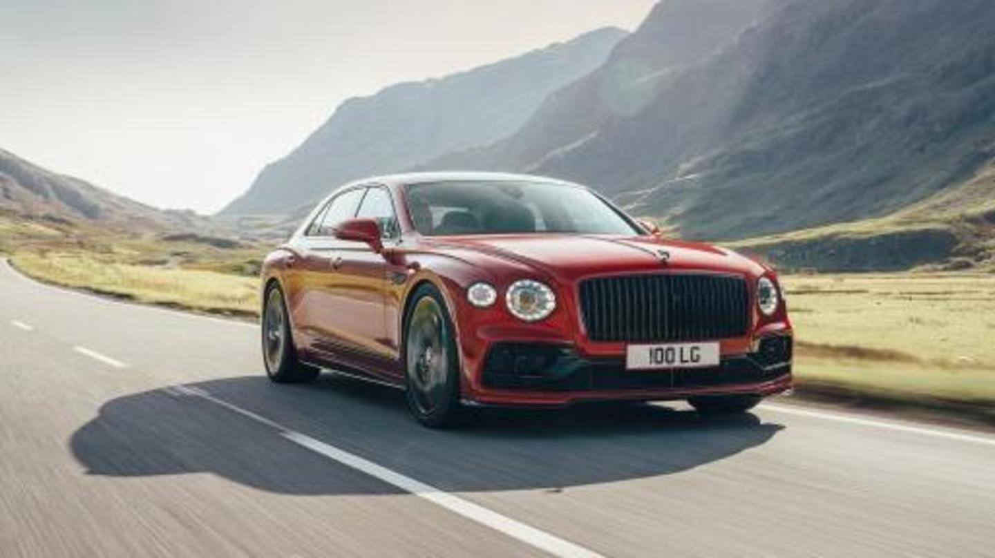 Bentley Flying Spur, with 4.0-liter V8 engine, launched
