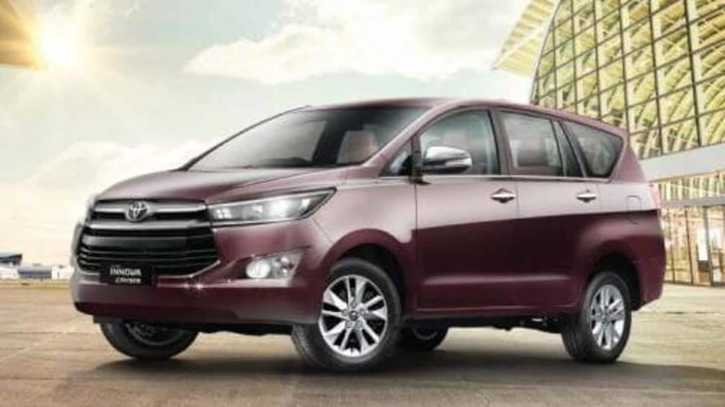 2021 Toyota Innova Crysta's brochure leaked, key features confirmed