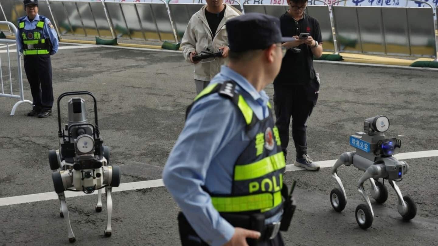 China may control riots in the future using robots