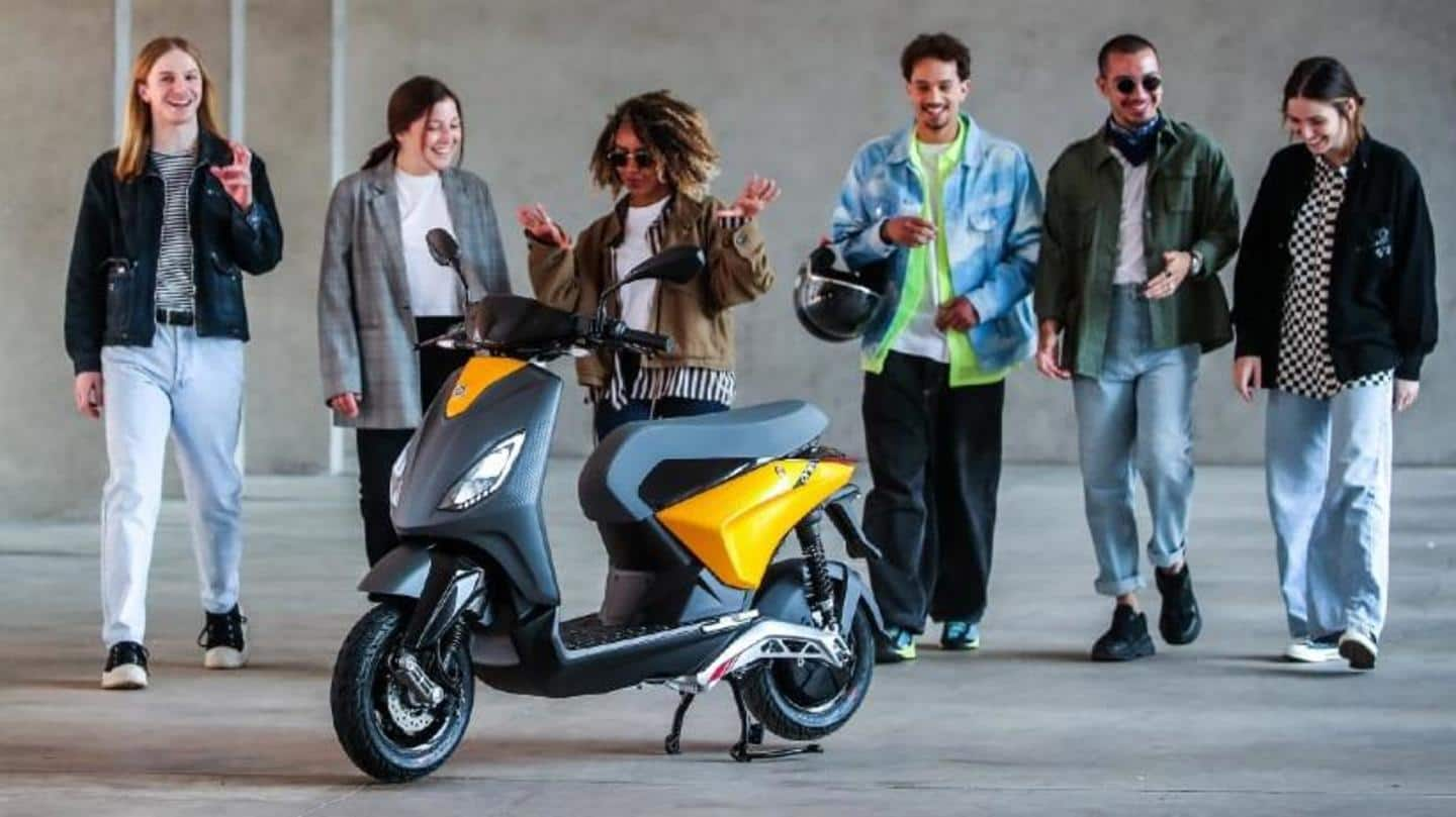 Piaggio ONE electric scooter to be available in three variants