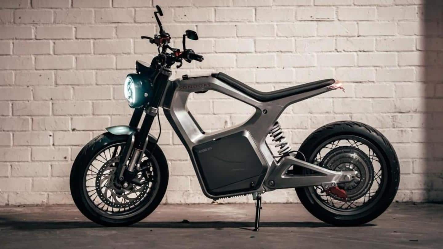 Sondors Metacycle electric bike, with 130km range, launched