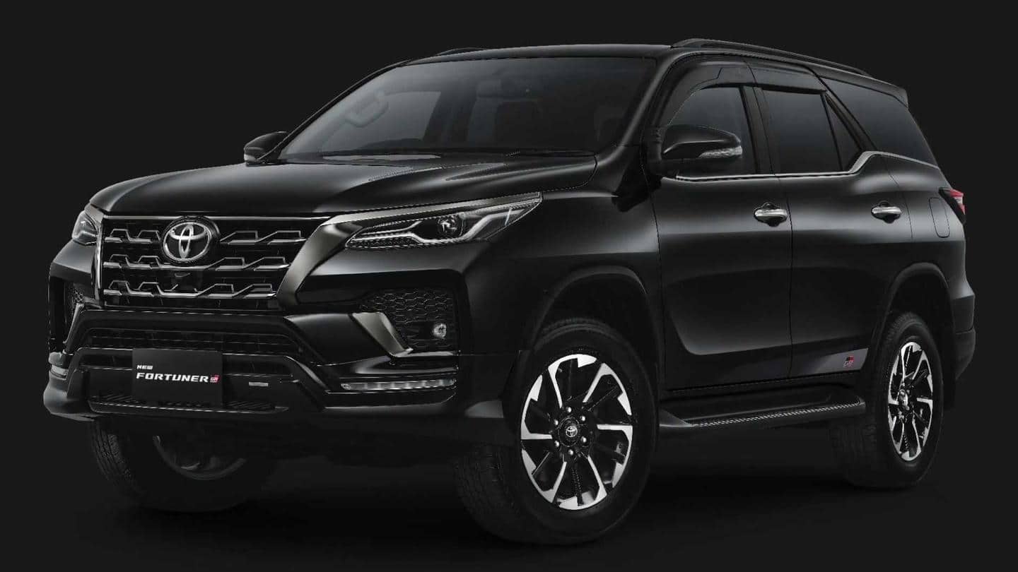 Toyota Fortuner GR Sport, with a rearwheeldrive, goes official