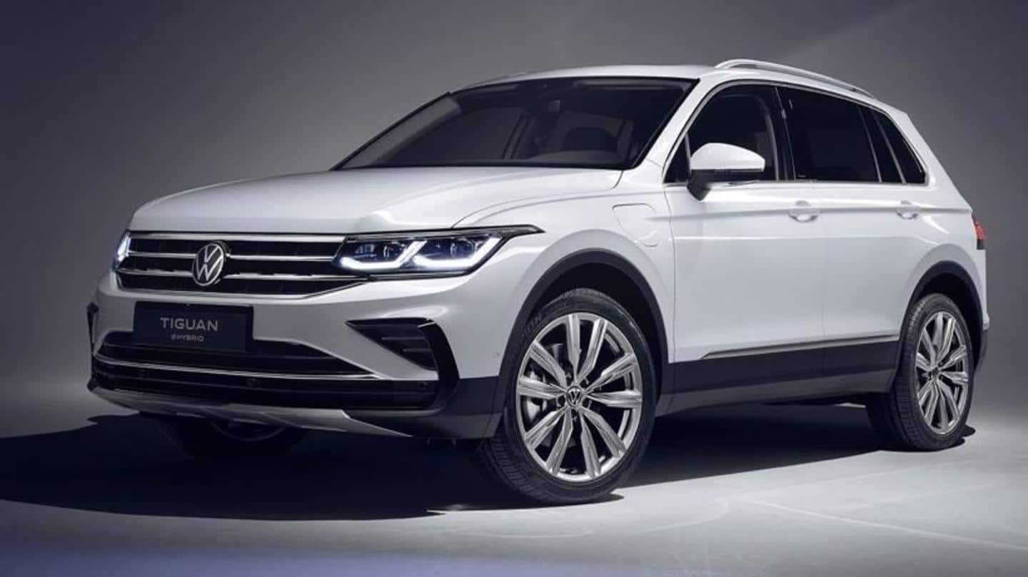 Volkswagen Tiguan (facelift) SUV spied testing, key design details revealed