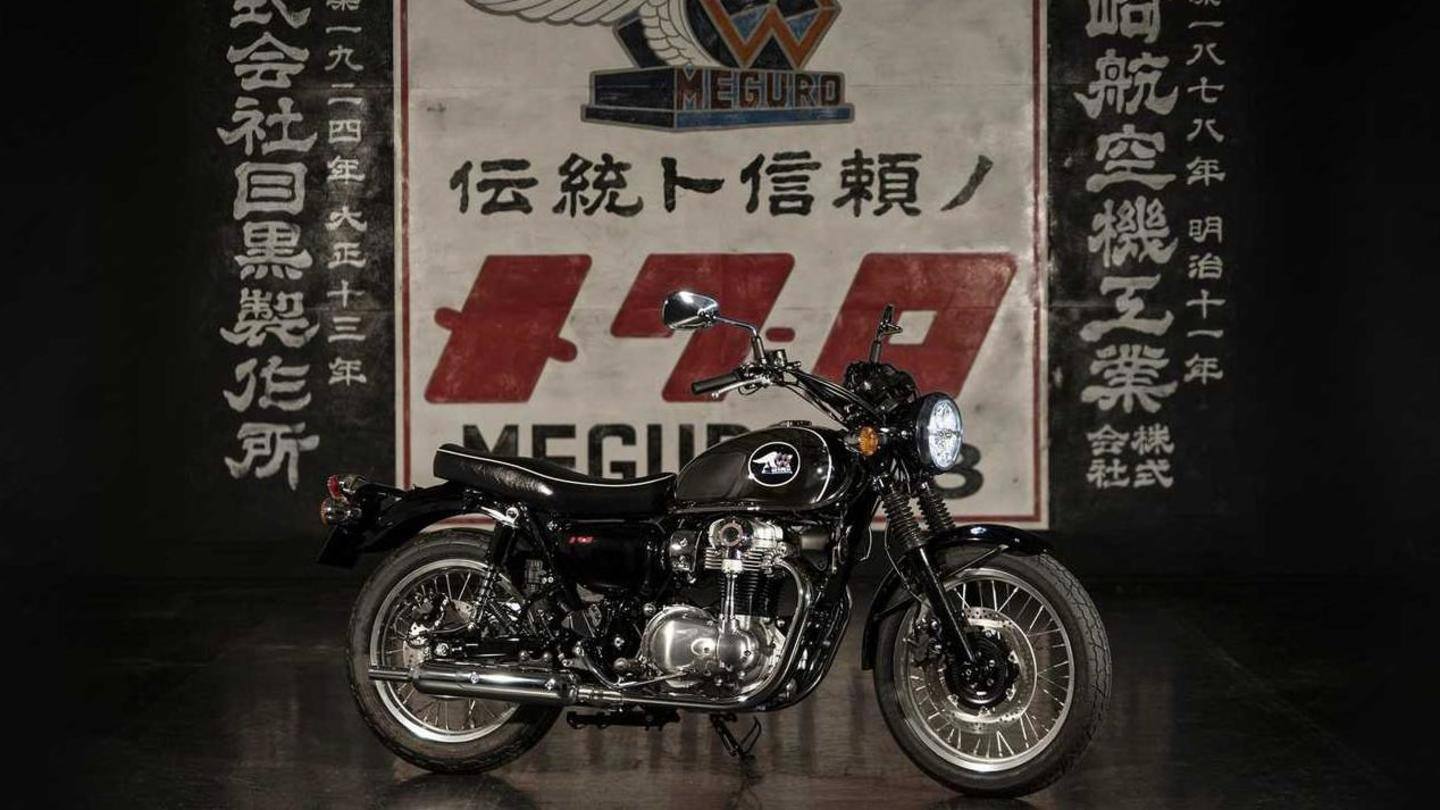 Kawasaki launches W800-based Meguro K3 motorcycle in Japan