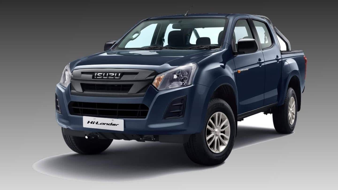 ISUZU D-MAX Hi-Lander available with benefits worth Rs. 1.5 lakh