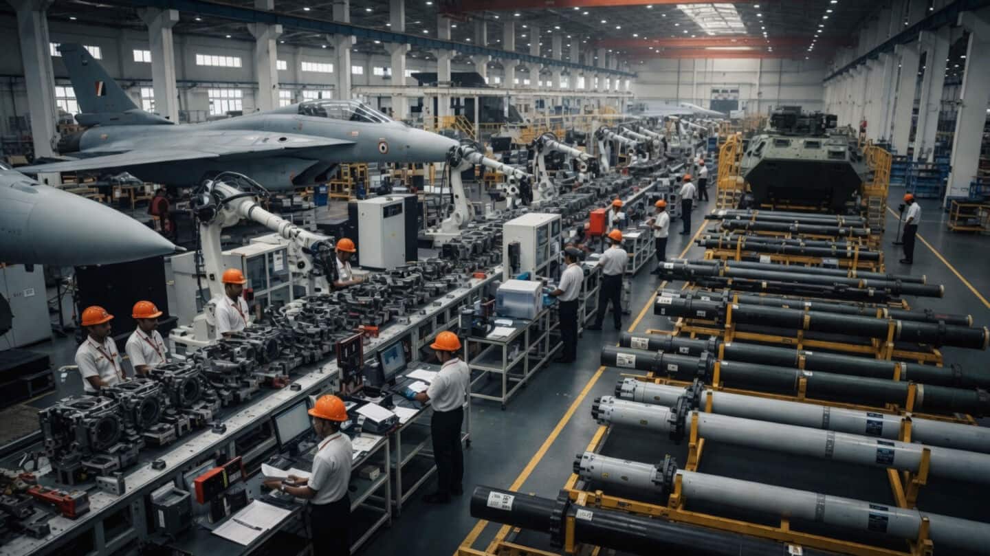 India's yearly defense production hits record ₹1.78L crore