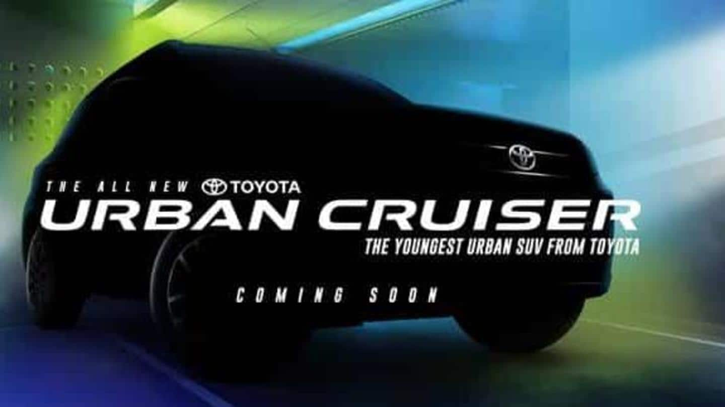 Toyota Urban Cruiser's bookings to commence on August 22