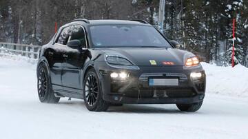 Porsche Macan EV spied on test; unveiling later this year