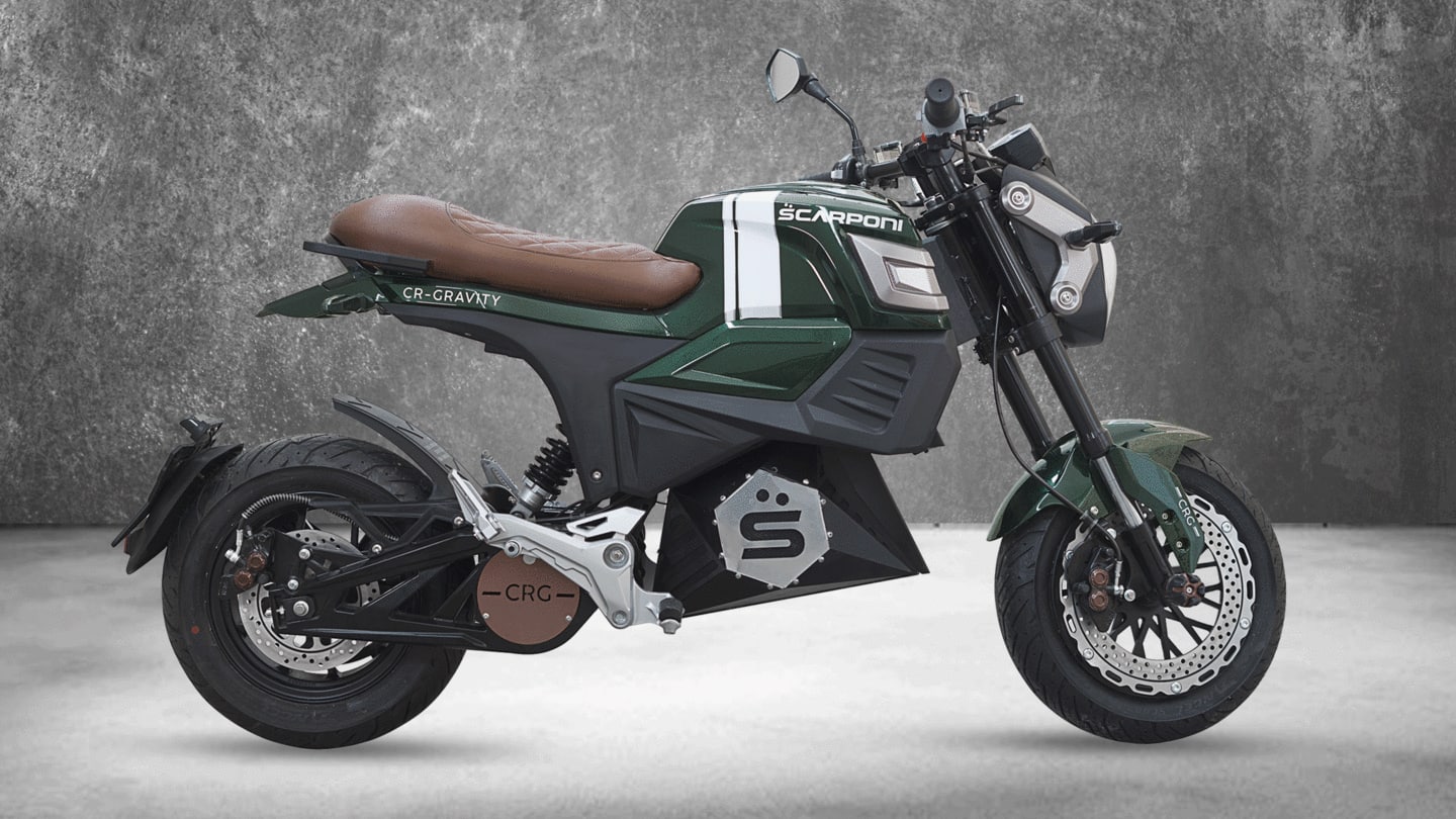 Scarponi electric minibikes, with 100km range, go official in Italy