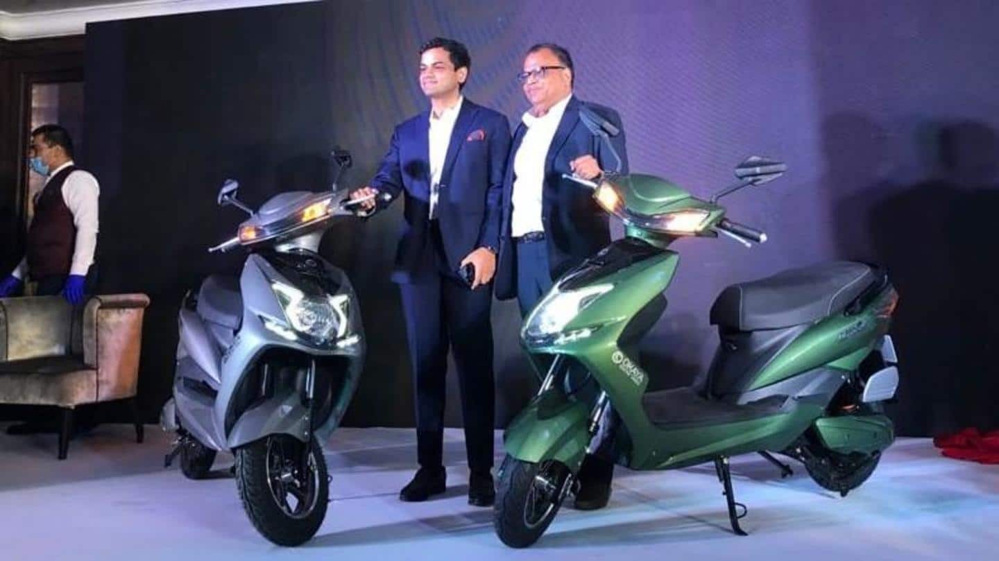 Okaya Freedum electric scooter launched in India at Rs. 70,000