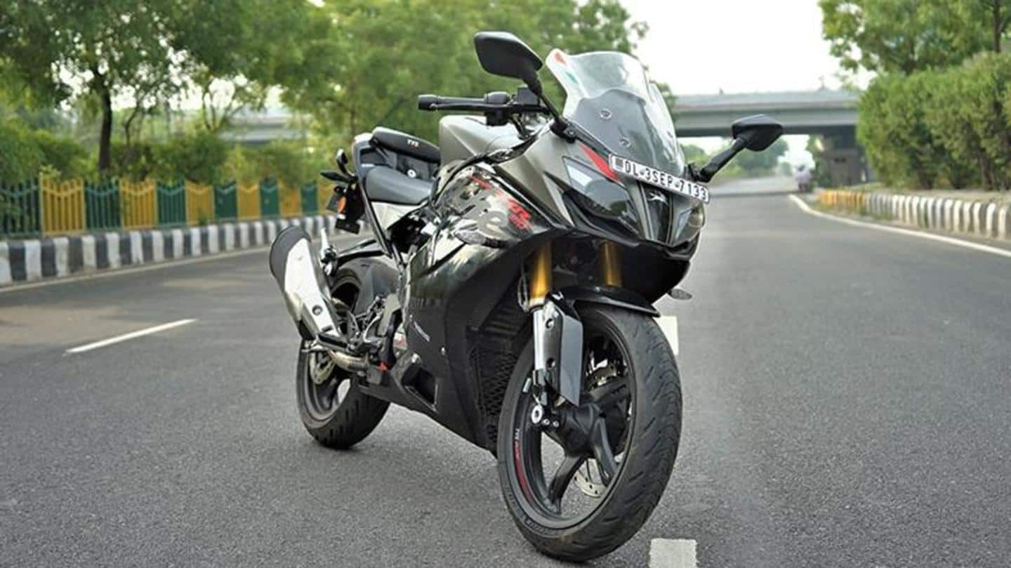 BS6 TVS Apache RR 310 becomes costlier in India