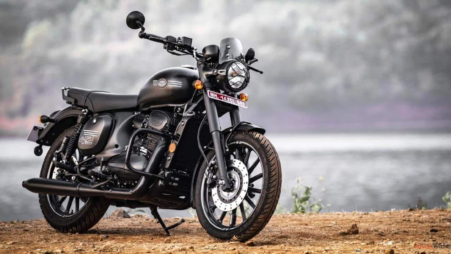 2021 JAWA 42 motorbike launched at Rs. 1.8 lakh | NewsBytes