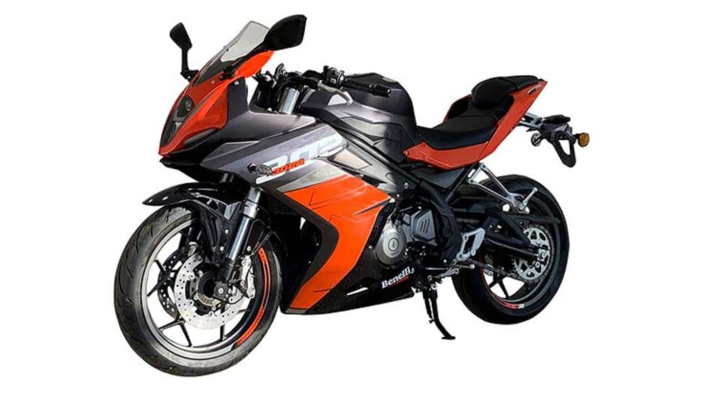 Image of 2022 Benelli 302R motorcycle surfaces ahead of launch