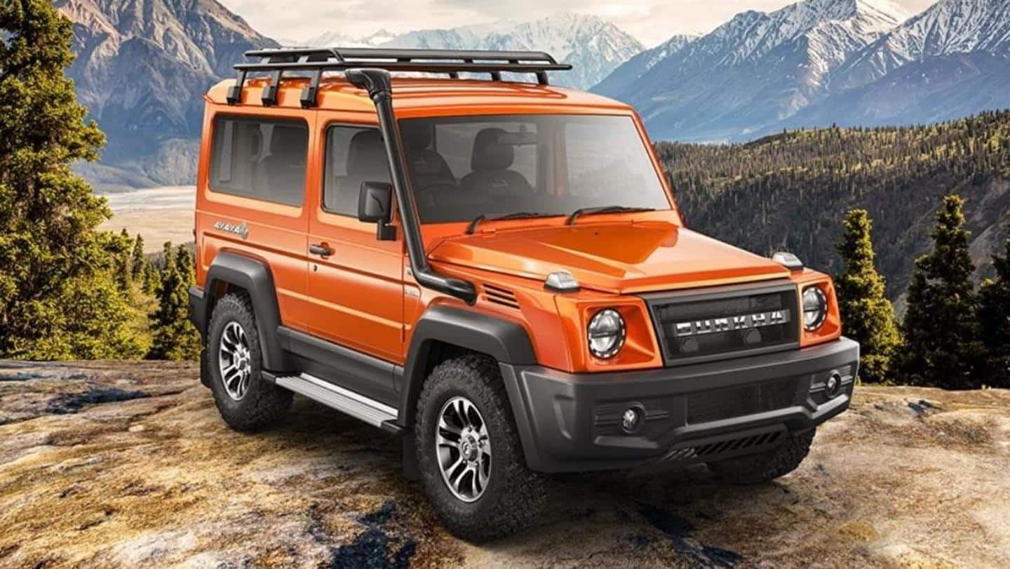 Mileage figures and variant details of Force Gurkha SUV revealed