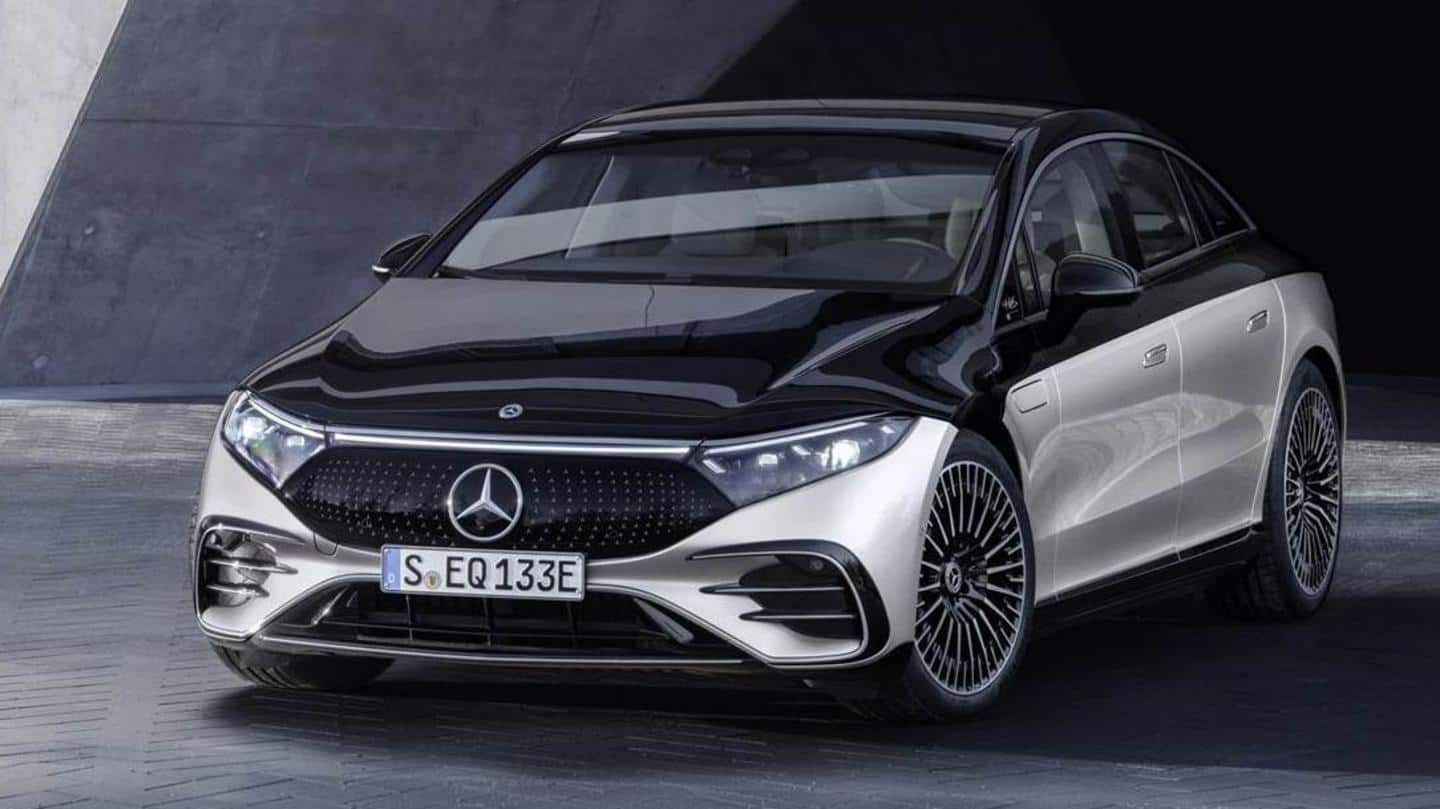 Mercedes-Benz EQS electric sedan, with a range of 770km, revealed