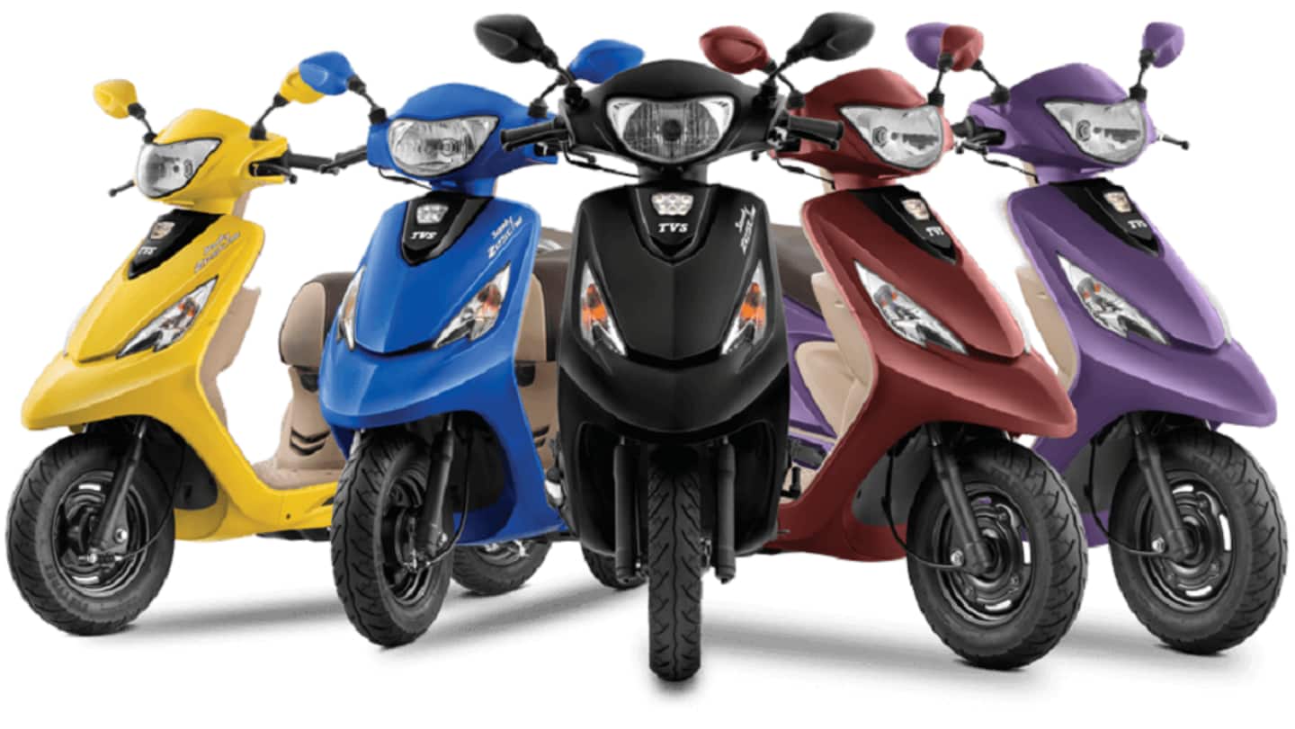 TVS launches BS6-compliant Scooty Zest 110 at Rs. 59,000 | NewsBytes