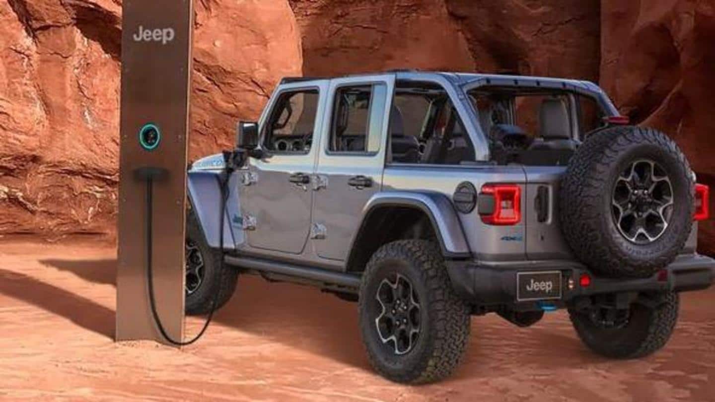 Jeep to launch Wrangler 4xe plug-in hybrid SUV next year