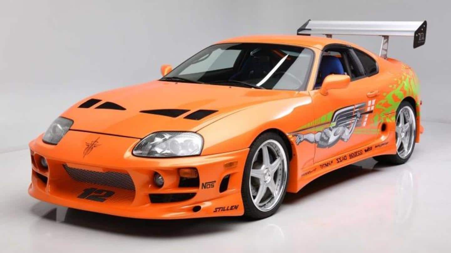 Paul Walker's Toyota Supra sold for around Rs. 4 crore