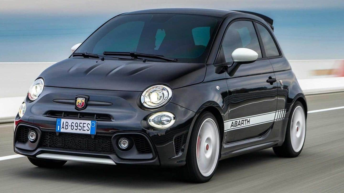 Limited-run Abarth 695 esseesse hatchback, with 1.4-liter engine, breaks cover