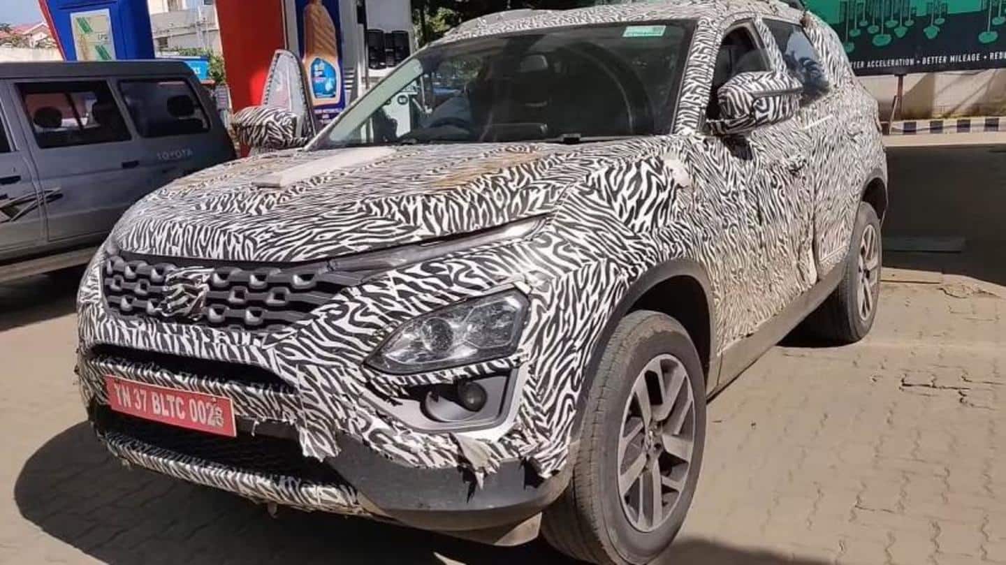 Ahead of launch in India, Tata Gravitas SUV spotted testing
