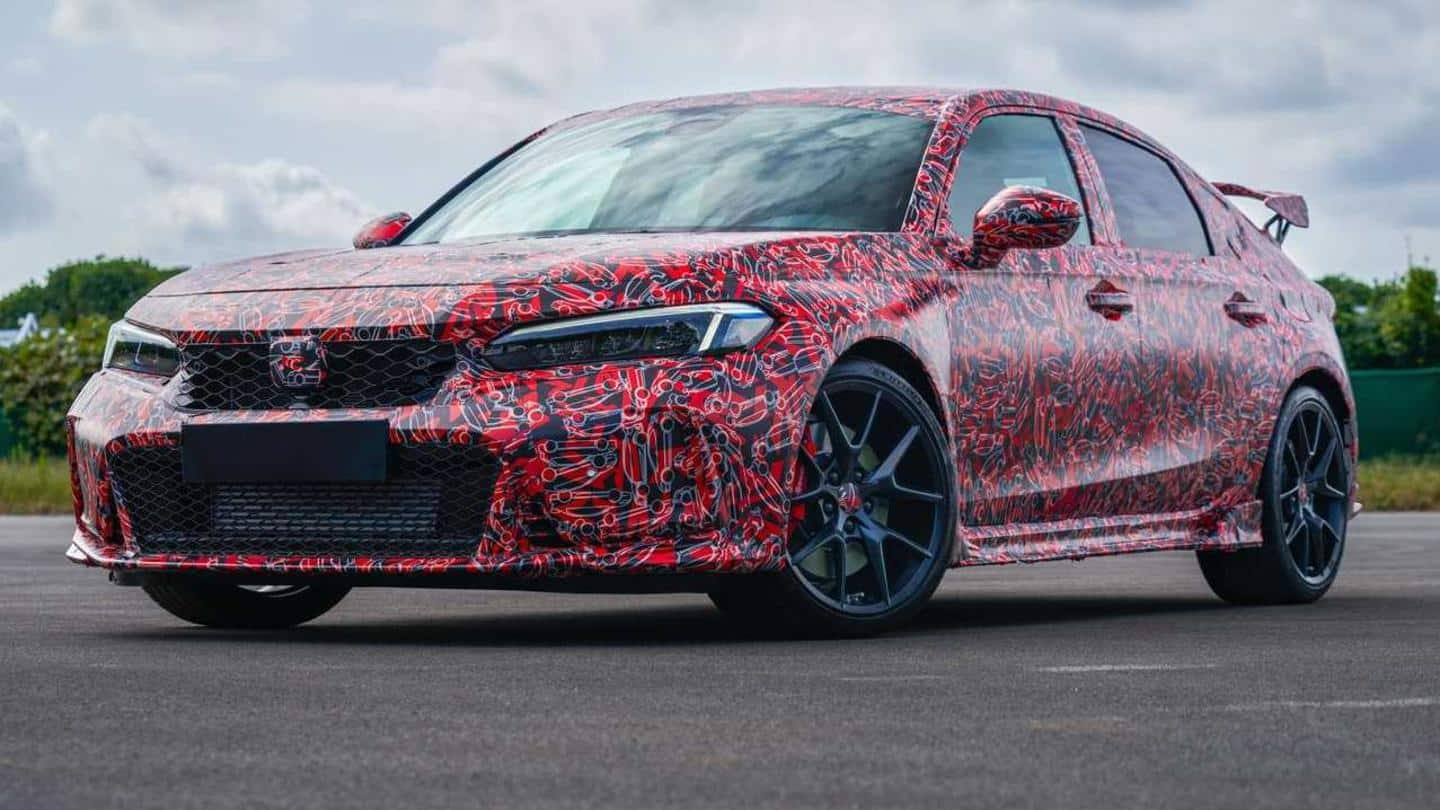 New-generation Honda Civic Type R hatchback previewed in teaser images