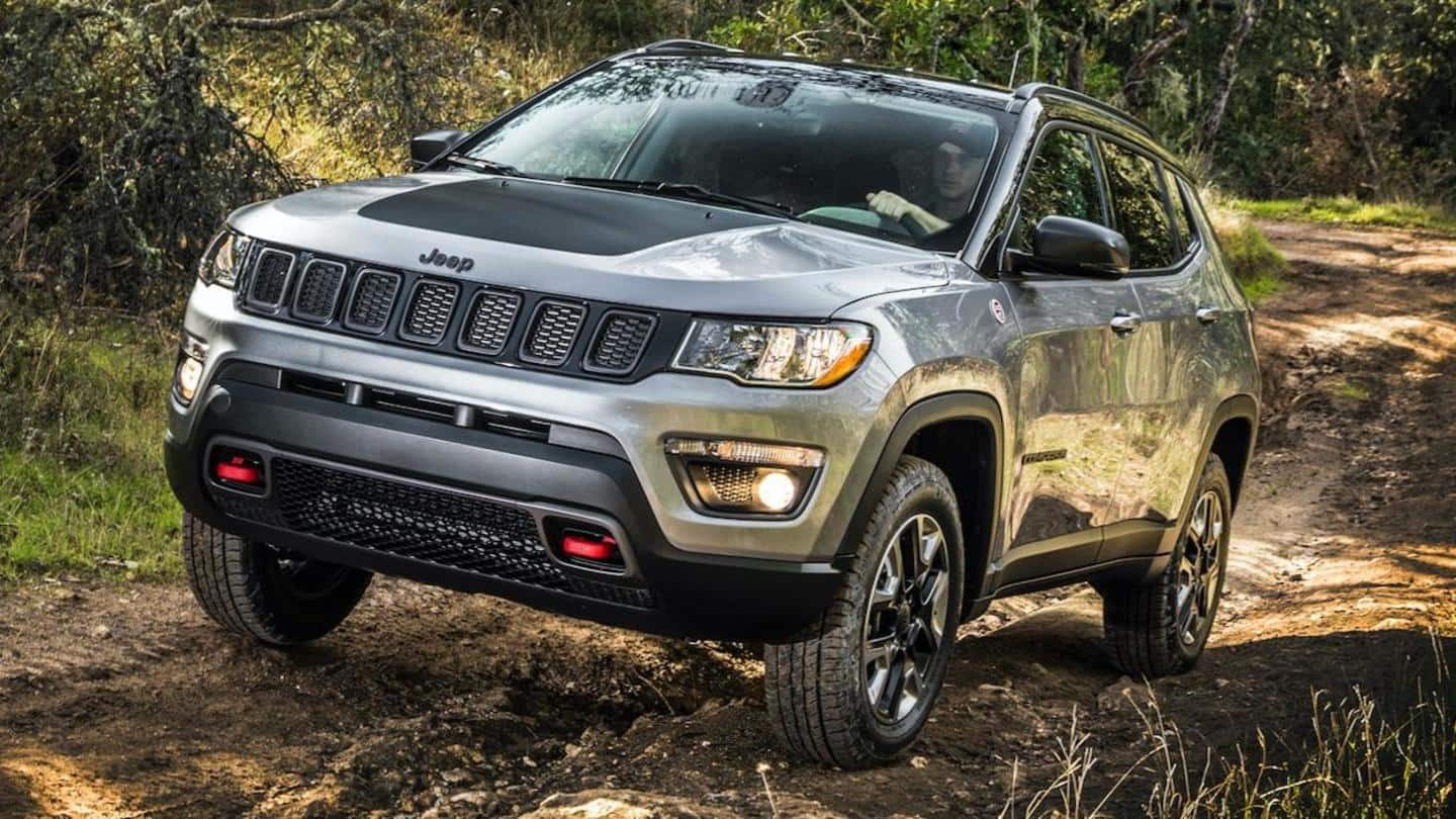 2021 Jeep Compass TrailHawk spied testing, key design details confirmed | NewsBytes