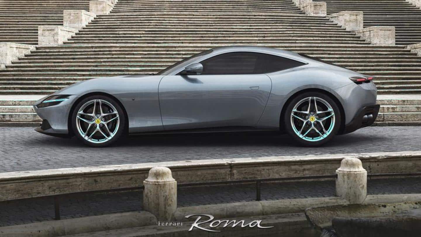 Ferrari Roma sports car launched in India at Rs. 3.6cr