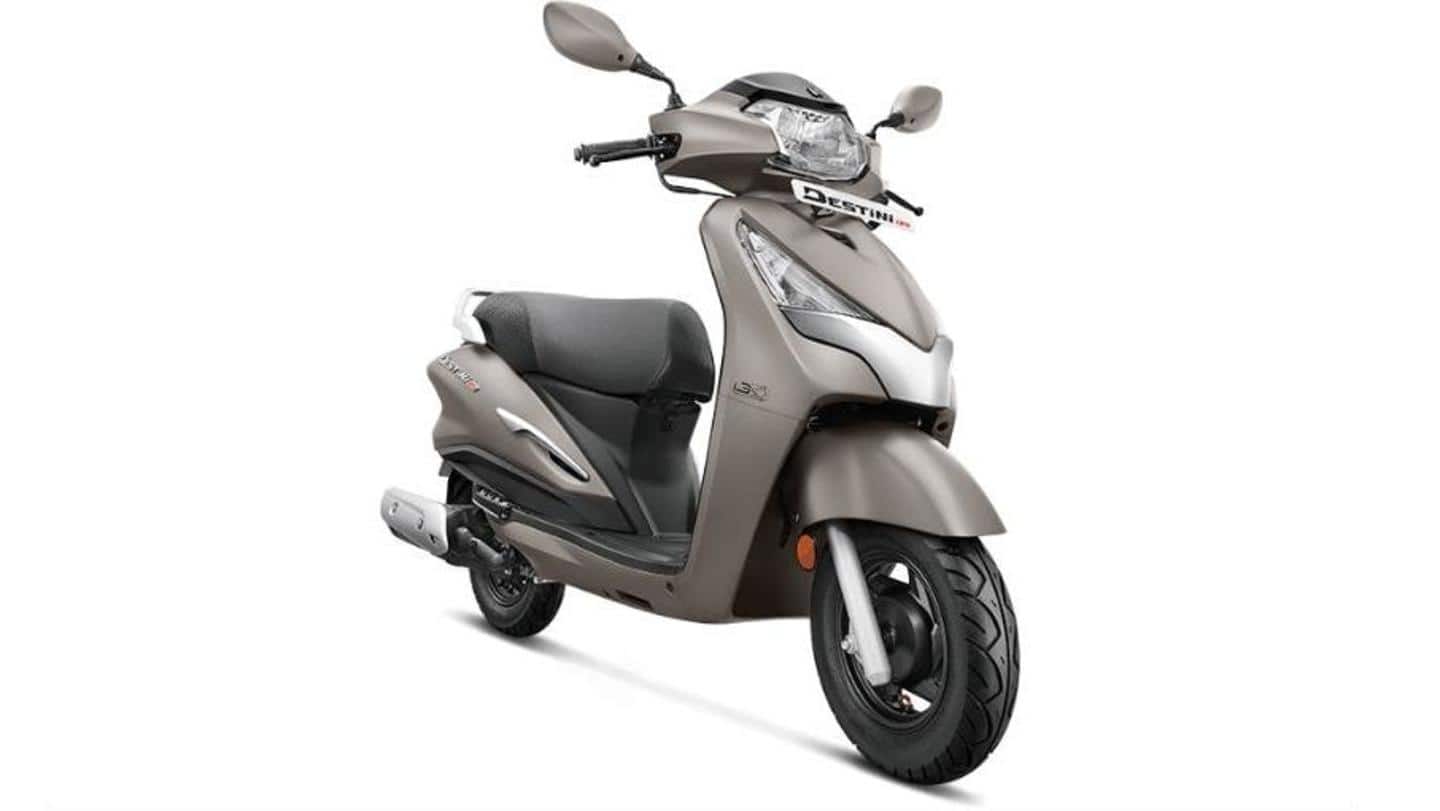BS6-compliant Hero Destini 125 scooter becomes costlier in India