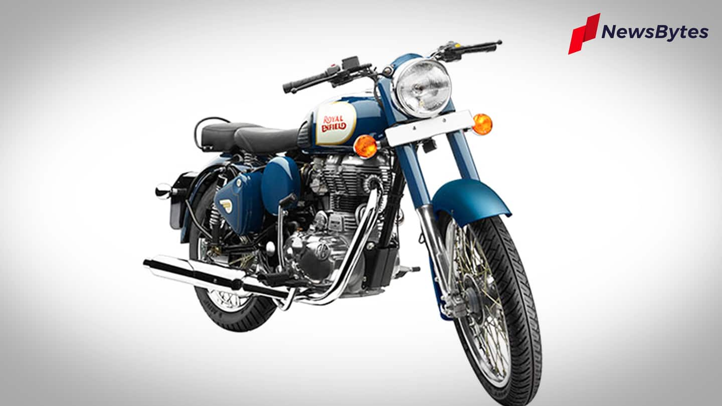 Royal enfield classic 350 deals price blue colour