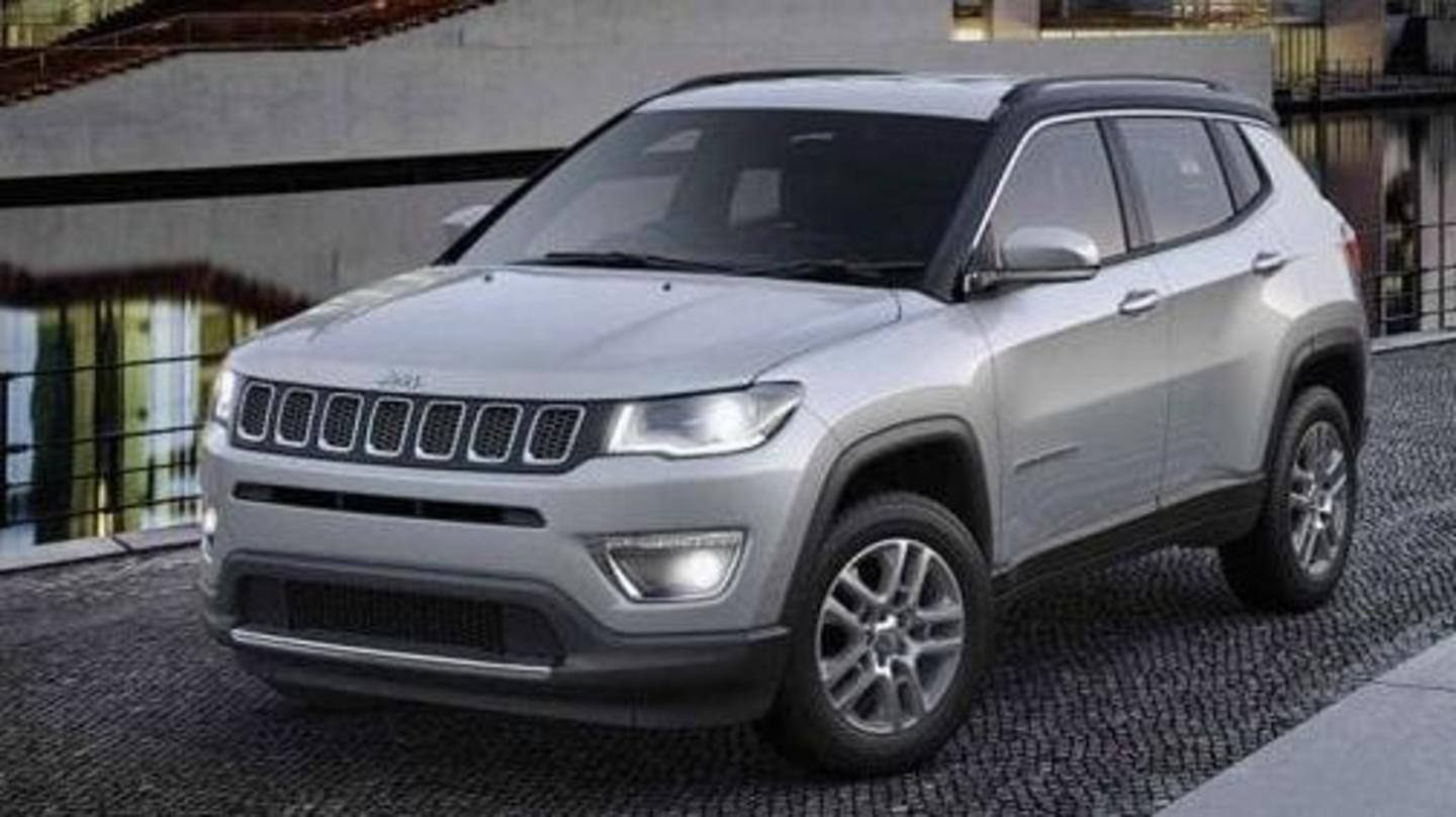 Jeep Compass available with benefits worth Rs. 2 lakh