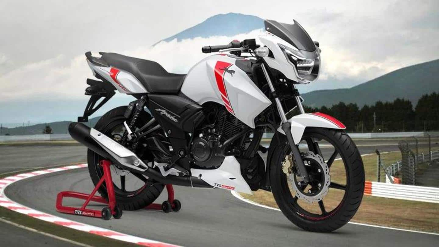 Apache rtr 160 online price on road 2021