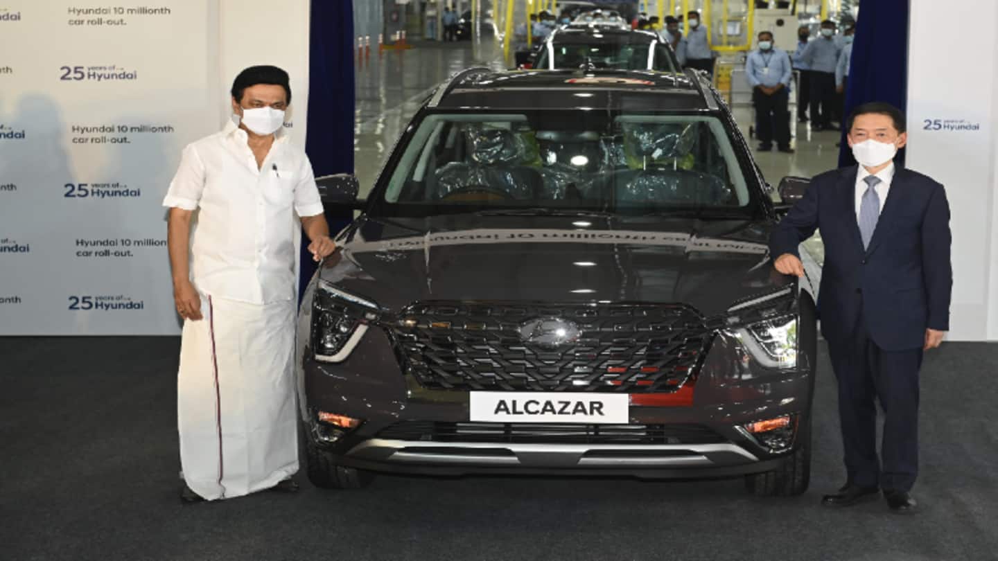 Hyundai Motor India reaches 10 million car production milestone