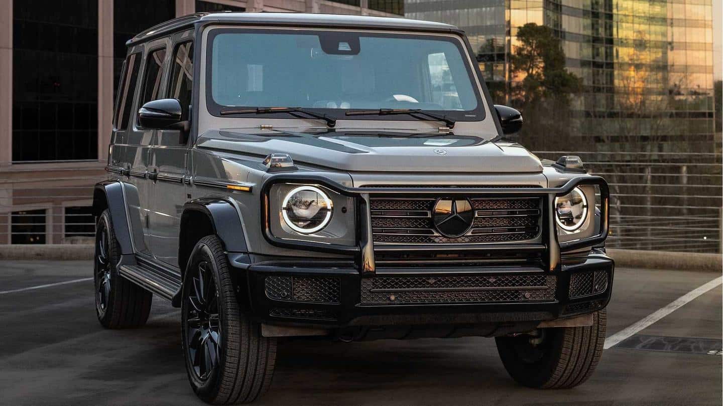 Mercedes-Benz G-Class Edition 550, with sporty looks, goes official