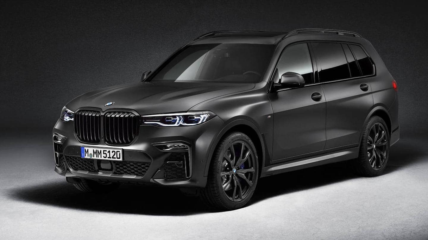 BMW unveils limited-run 'Dark Shadow' variant of its X7 SUV