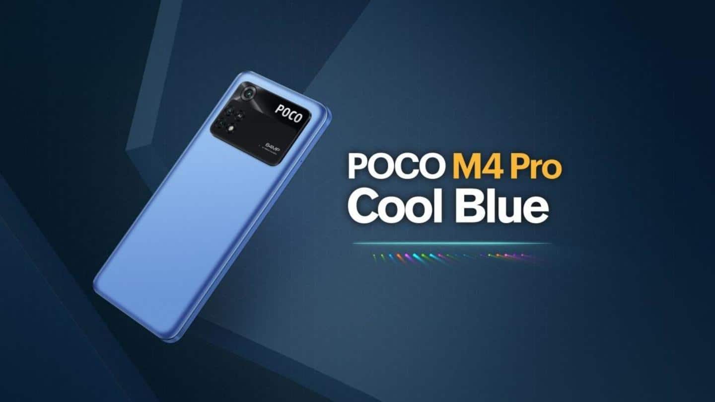 Design and colors variants of POCO M4 Pro revealed