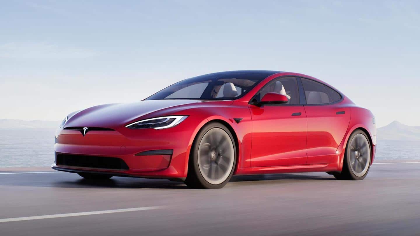 Tesla Model S electric sedan sets lap record at Nurburgring