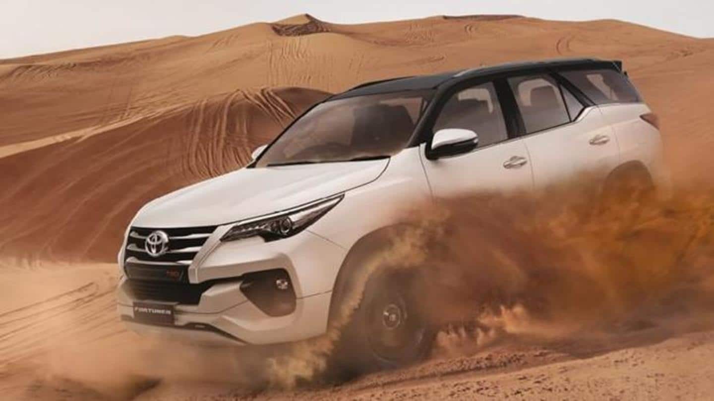 Toyota Fortuner's limited-run TRD edition launched at Rs. 35 lakh