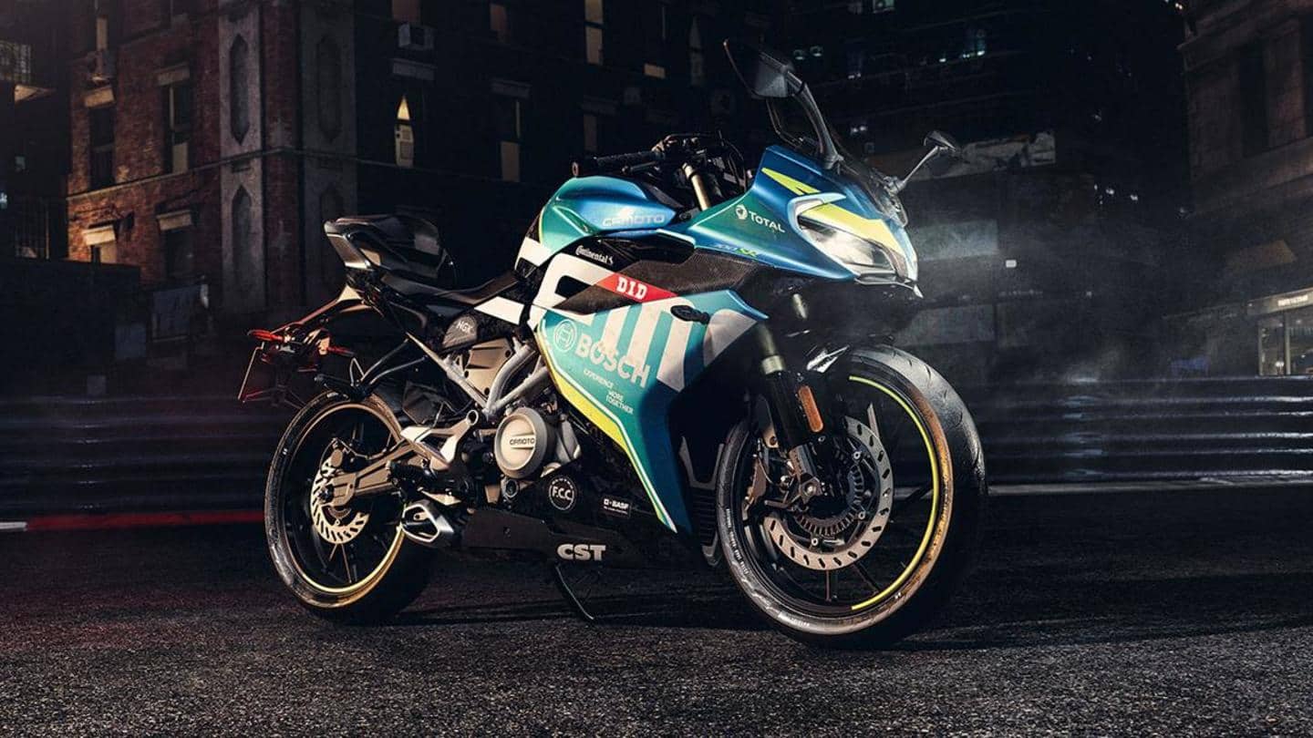 2022 CFMoto 300SR debuts in a new color option
