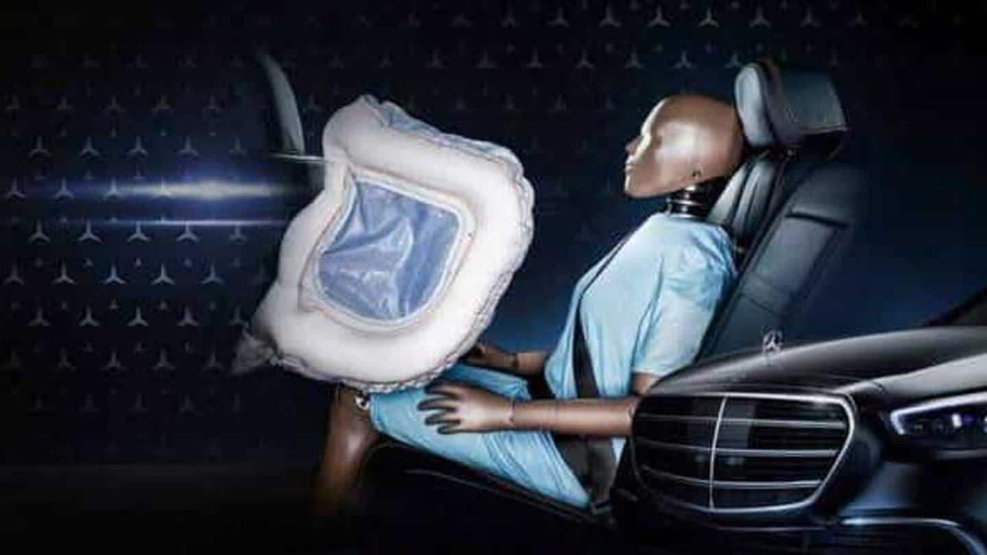 This luxury car will feature the world's first rear-seat airbags